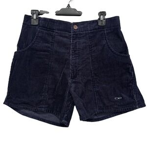 Vintage Ocean Pacific OP Men Navy Blue Corduroy Shorts Size 34 Surf Retro 75602A